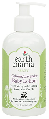 Product Cover Earth Mama Calming Lavender Baby Lotion with Organic Calendula, 8-Fluid Ounce