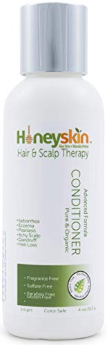 Product Cover Hair Growth Conditioner Anti Thinning with Aloe Vera, Coconut Oil, and Manuka Honey - Scalp Eczema, Psoriasis, Seborrheic Dermatitis Remedy - Itchy Dry, Hair Loss Treatment (4oz)