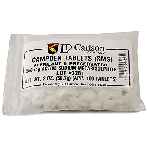 Product Cover Midwest Homebrewing and Winemaking Supplies Camden Tablets (Sodium Met bisulfite 2oz)