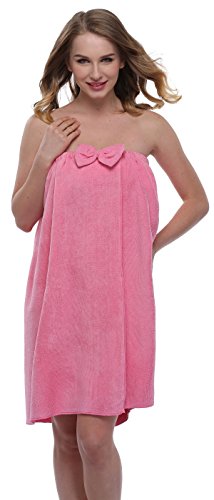 Product Cover ExpressBuyNow Spa Bath Towel Wrap For Ladies , Rose , free size