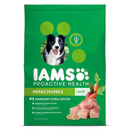 Product Cover Iams Proactive Health Adult Minichunks Dry Dog Food Chicken, 7 Lb. Bag