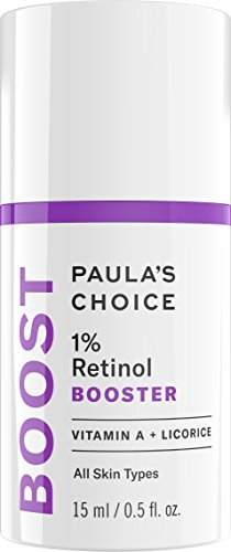 Product Cover Paula's Choice BOOST 1% Retinol Booster, Vitamin A & Licorice Serum for Fine Lines & Wrinkles, 0.5 Ounce