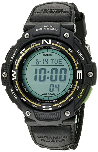 Product Cover Casio Men's SGW-100B-3A2CF Twin Sensor Digital Display Quartz Black Watch