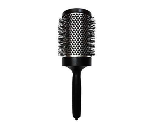 Product Cover Brushman Round Boar Bristles Hot Curls Brush (Black)