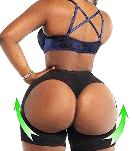 Product Cover FOCUSSEXY Women's Butt Lifter Underwear Boyshort Panties Body Shaper Black