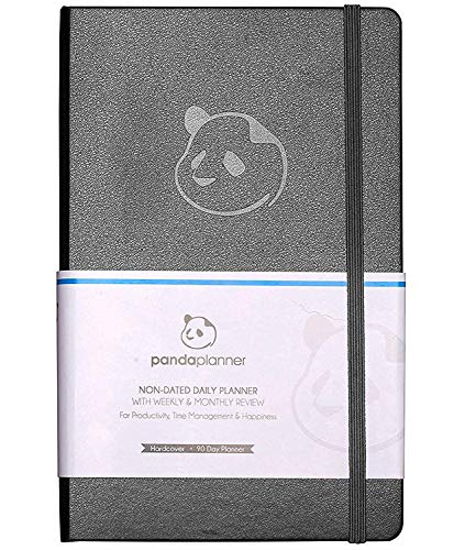 Product Cover Daily Planner 2019-2020 by Panda Planner | High Performance Time Management Undated Planner | Calendar and Gratitude Journal to Increase Productivity | Undated Monthly Weekly Day Planner