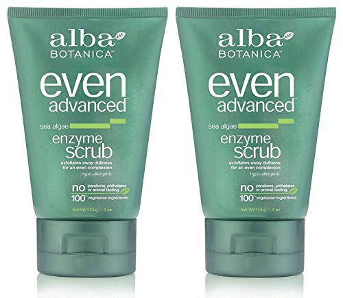 Product Cover Alba Botanica Alba Organics Facial Scrub Sea Algae Enzyme, 4 Oz (Pack of 2)