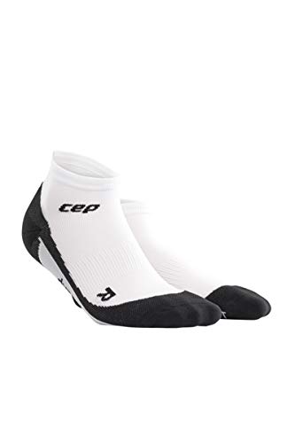 Product Cover CEP Womens Ankle Compression Running Sock Low Cut (White/Black) III