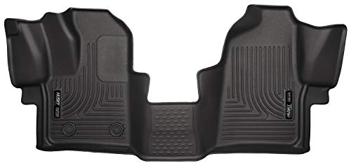 Product Cover Husky Liners Fits 2015-19 Ford Transit-150, 2015-19 Ford Transit-250, 2015-19 Ford Transit-350 Weatherbeater Front Floor Mats