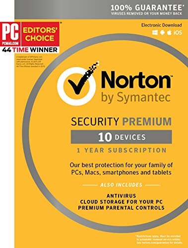 Product Cover Norton Security Premium - 10 Device [Key Card]