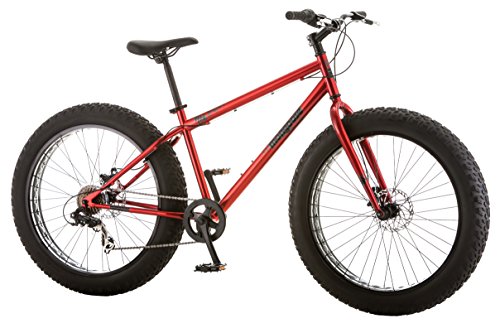 Product Cover Mongoose Hitch Men's Fat Tire Bicycle, Red, 26
