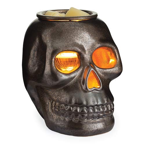 Product Cover CANDLE WARMERS ETC. Illumination Fragrance Warmer- Light-Up Warmer for Warming Scented Candle Wax Melts and Tarts or Essential Oils to Freshen Room, Skull