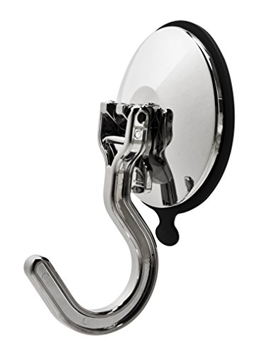 Product Cover Trucker Tough Mighty Hook - Heavy Duty Suction Cup Hooks, Large, Chrome
