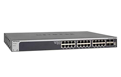 Product Cover NETGEAR 28-Port 10G Ethernet Smart Managed Pro Switch (XS728T) - with 4 x 10Gigabit SFP+, Desktop/Rackmount, and ProSAFE Limited Lifetime Protection