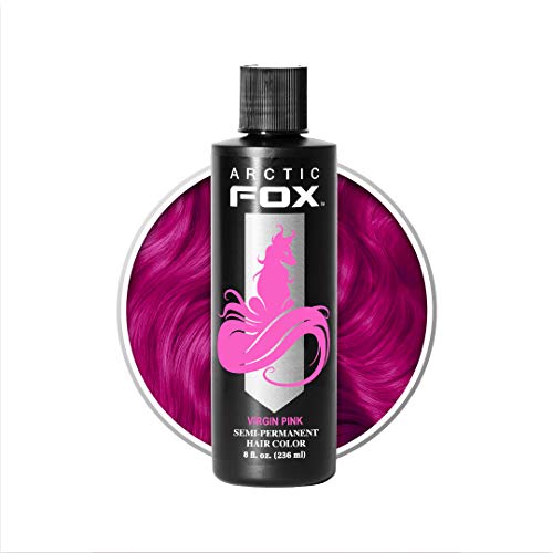 Product Cover Arctic Fox Vegan and Cruelty-Free Semi-Permanent Hair Color Dye (8 Fl Oz, VIRGIN PINK)