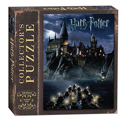 Product Cover USAOPOLY World of Harry Potter 550Piece Jigsaw Puzzle | Art from Harry Potter & The Sorcerer's Stone Movie | Official Harry Potter Merchandise | Collectible Puzzle
