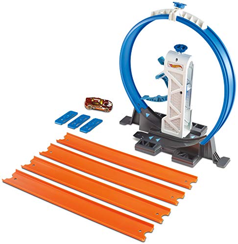 Product Cover Hot Wheels Track Builder Loop Launcher Playset