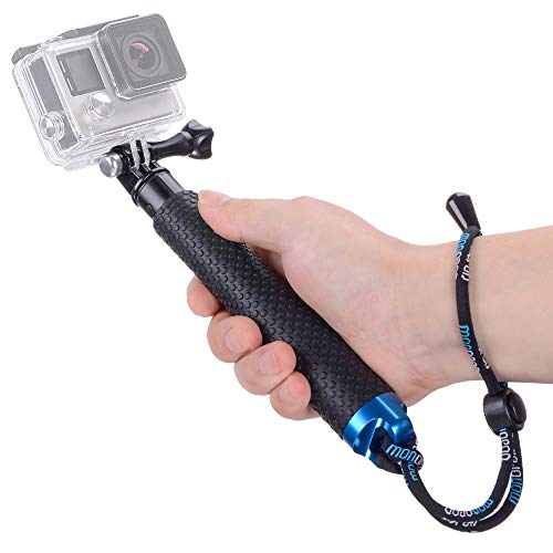 Product Cover Vicdozia Portable Hand Grip Waterproof Extension Selfie Stick Handheld Monopod Adjustable Pole Compatible with GoPro Hero(2018) Hero 8 7 6 5 4 AKASO SJCAM DJI OSMO Action and More Sports Cameras