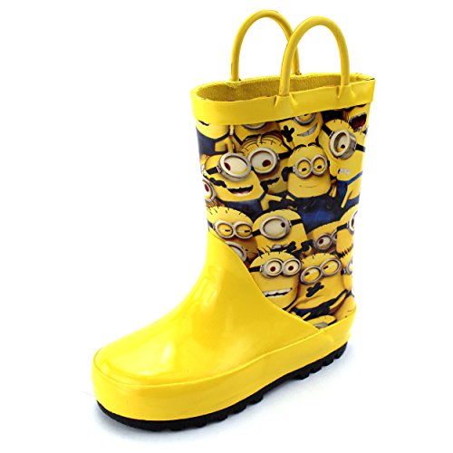 Product Cover Despicable Me Minions Kids Rain Boots (9/10 M US Toddler) Yellow