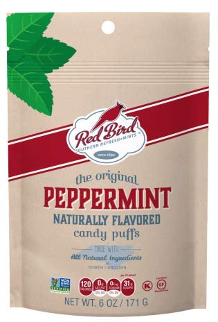 Product Cover Red Bird Natural Peppermint Minis 6 oz. Bag No Artificial Colors or Flavors