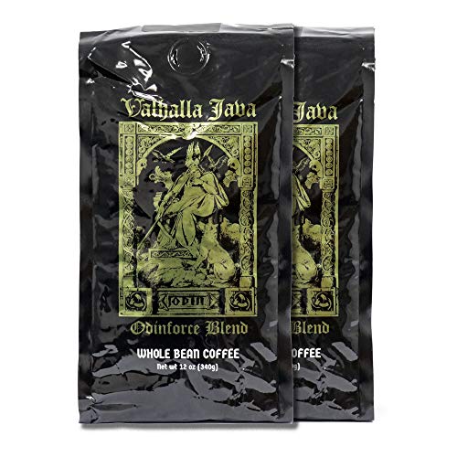 Product Cover Valhalla Java Whole Bean Coffee Bundle Deal, USDA Certified Organic & Fair Trade (2-Pack) 24oz