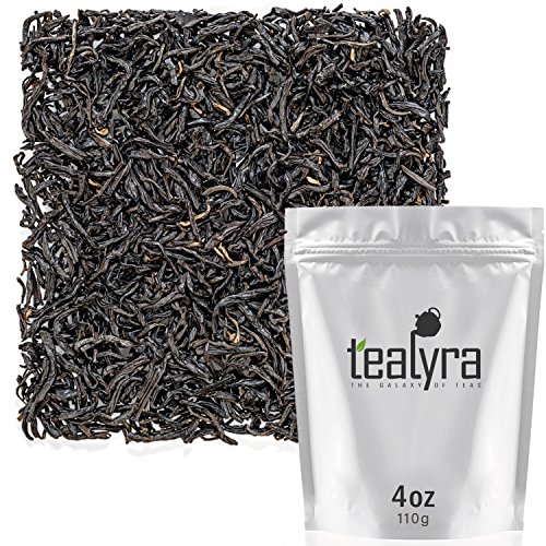 Product Cover Tealyra - Keemun Mao Feng - Premium Chinese Black Loose Leaf Tea - Perfect English Breakfast Tea - Energy Boost - Caffeine Bold - Organically Grown - 110g (4-ounce)