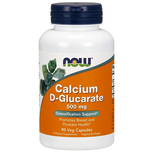 Product Cover NOW Supplements, Calcium D-Glucarate 500 mg, Detoxification Support*, 90 Veg Capsules