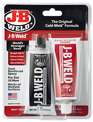 Product Cover J-B Weld 8281 Professional Size Steel Reinforced Epoxy Twin Pack-10 oz, 10. Fluid_Ounces