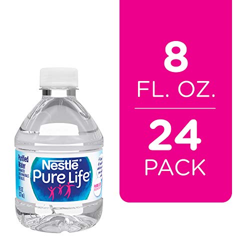Product Cover Nestle Pure Life Purified Water, 8 fl oz. Plastic Bottles (24 Pack)