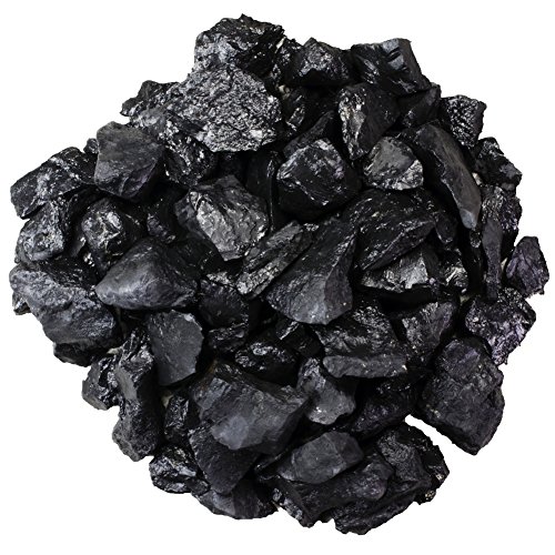 Product Cover Hypnotic Gems Materials: 1/2 lb Shungite Stones for Water Purification - 1-2 cm Size - Bulk Rough Natural Raw Shungite from Russia for Wicca, Reiki, and Energy Crystal HealingWholesale Lot