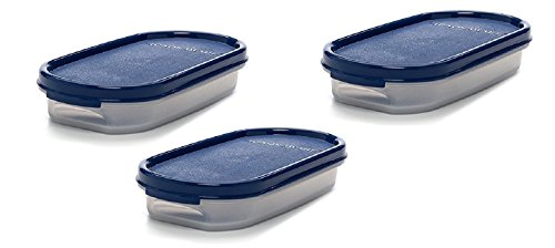 Product Cover Signoraware Modular Half Oval Container Set, 200Ml, Set Of 3 Mod Blue