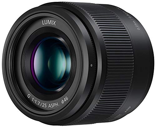 Product Cover Panasonic Lumix G Lens, 25mm, F1.7 ASPH, Mirrorless Micro Four Thirds, H-H025K (USA Black)
