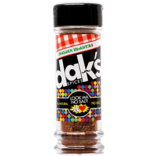 Product Cover DAK's Spices ITALIAN BLAST - Italian salt free seasoning with a kick. A delicious blend of Italian herbs with a kick of cayenne and red pepper.