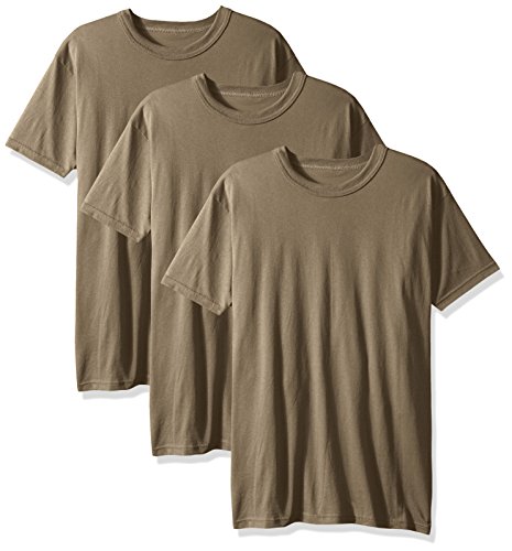 Product Cover Soffe Men's 3 Pack-USA Poly Cotton Military Tee, Tan, Small