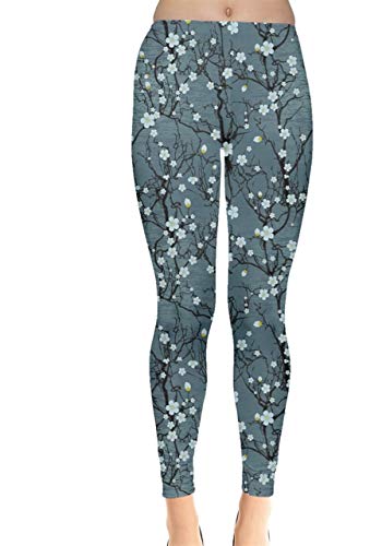 Product Cover CowCow Womens Stretchy Tights Christmas Xmas Winter Snowman Santa Penguins Snowflakes Leggings, XS-5XL