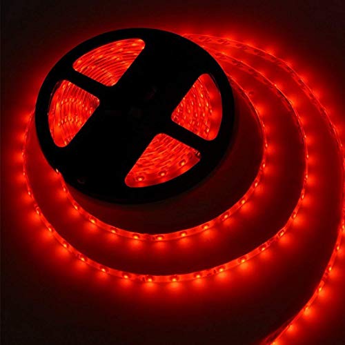 Product Cover XT AUTO Red 12v 5M 3528 SMD Neon 300 Led Car Flexible Waterproof Underbody Light Strip