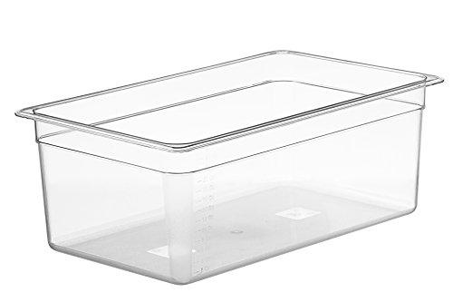 Product Cover LIPAVI Sous Vide Container - Model C20 - 26 Quarts - 21 x 12.8 inch - Strong & Clear See-thought Polycarbonate - Matching L20 Rack and Tailored Lids for virtually every circulator sold separately.