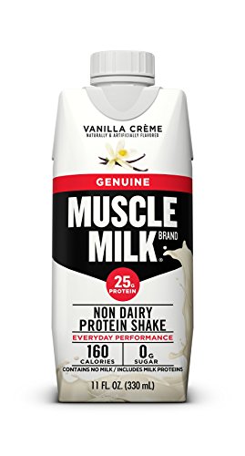 Product Cover Muscle Milk Genuine Protein Shake, Vanilla Crème, 25g Protein, 11 FL OZ, 12 Count