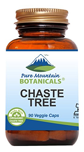 Product Cover Chaste Tree Berry Capsules - 90 Kosher Vegan Caps with 400mg Organic Chasteberry