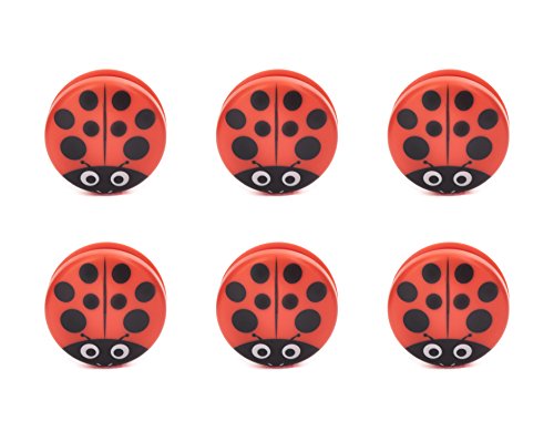 Product Cover Kikkerland - Ladybug Bag Clips Set Of 6 - BC22