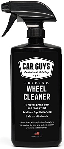 Product Cover Best Wheel and Tire Cleaner on Amazon! - Safe for All Wheels and Rims - Works on Alloy Chrome Aluminum Clear-Coated Painted Polished and Plasti-Dipped Rim - Wheel Cleaner by CarGuys