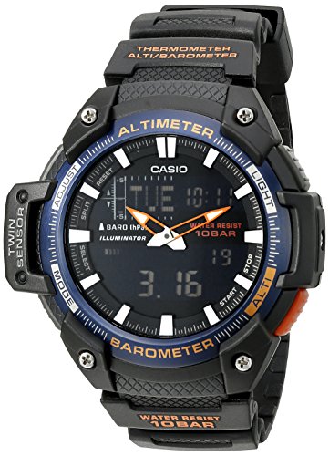 Product Cover Casio Men's SGW-450H-2BCF Twin Sensor Analog-Digital Black Watch