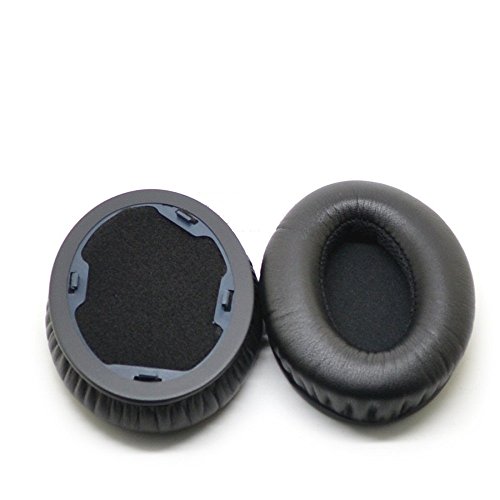 Product Cover VEVER 1Pair Replacement Ear Pads Earpuds Ear Cushions Cover for Monster Beats by Dr. Dre Studio Headphones - Old Version (Not for Solo Headphones) (with VEVER Logo Package) (Studio-BK)