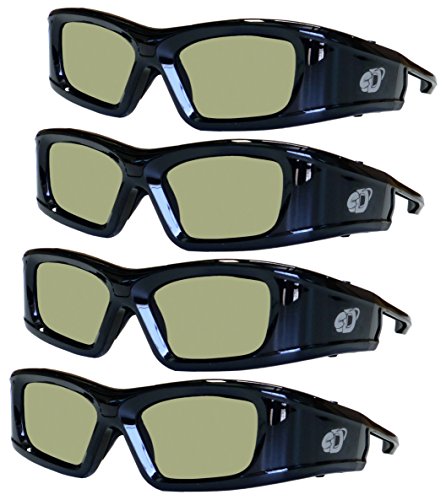 Product Cover SAMSUNG 4 PACK Compatible eDimensional RECHARGEABLE 3D Glasses for 2011-15 Bluetooth 3D TV's
