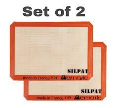 Product Cover Silpat AE420295-07 Premium Non-Stick Silicone Baking Mat, Half Sheet Size, 11-5/8-Inch x 16-1/2-Inch (2 pack)