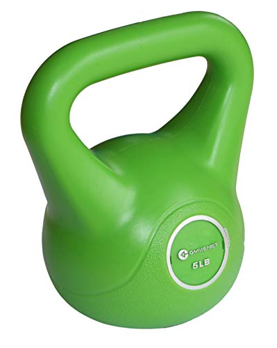 Product Cover GYMENIST Exercise Kettlebell Fitness Workout Body Equipment Choose Your Weight Size (5 LB)