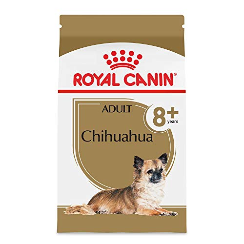 Product Cover Royal Canin Chihuahua Adult 8+ Breed Specific Dry Dog Food for Senior Dogs, 2.5 lb. bag