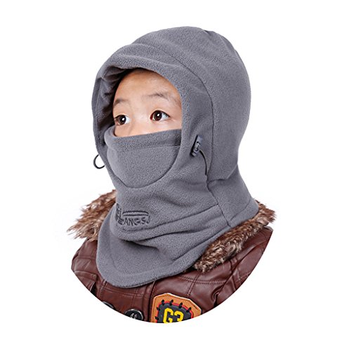 Product Cover Children's Winter Windproof Cap Thick Warm Face Cover Adjustable Ski Hat