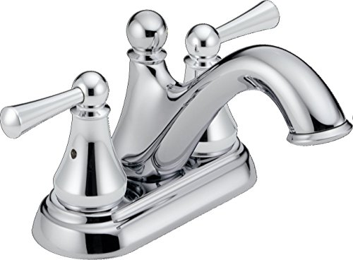 Product Cover Delta Faucet Haywood 2-Handle Centerset Bathroom Faucet with Drain Assembly, Chrome 25999LF