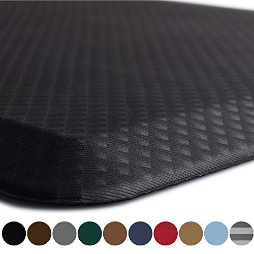 Product Cover Kangaroo Original Standing Mat Kitchen Rug, Anti Fatigue Comfort Flooring, Phthalate Free, Commercial Grade Pads, Waterproof, Ergonomic Floor Pad for Office Stand Up Desk, 32x20, Black